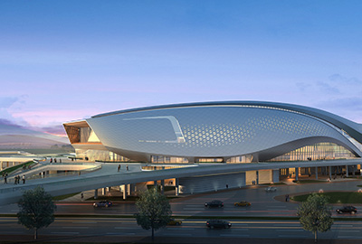 寧波奧體中心項目游泳館、體育館、綜合訓(xùn)練館幕墻（含金屬屋面）工程施工