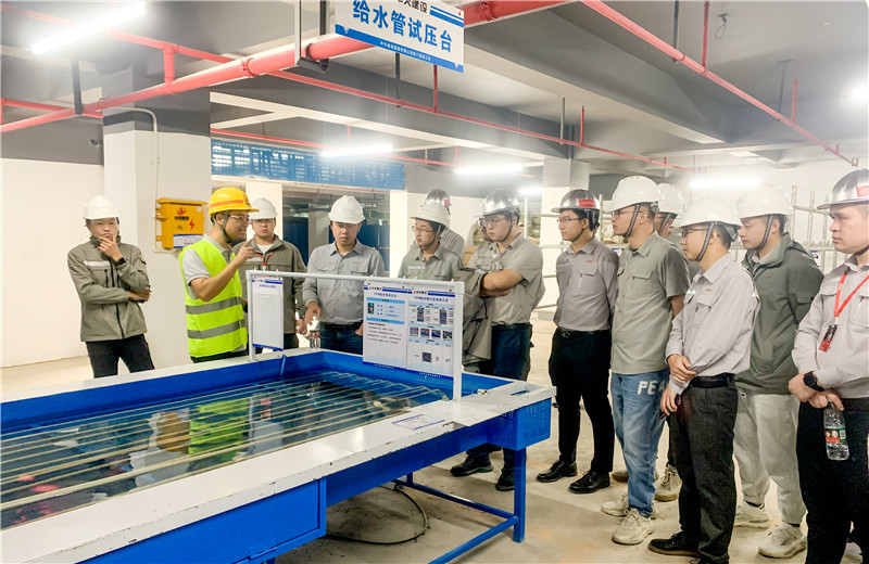 11月5日，2022年萬科集團工程系統“谷雨行動”第二期現場交流會在中天八建南寧萬科金域國際二期項目舉行。